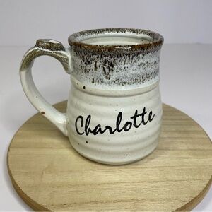 Vintage Clay In Mind “Charlotte” Personalized Ceramic Mug